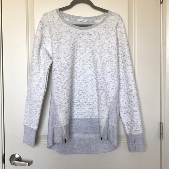 Athleta Sweaters - ATHLETA • Quilted PullOver With Zipper Detailing